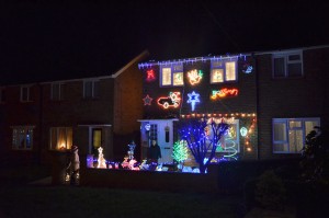 Collecting donations for Carol Singing