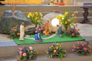 The Easter garden
